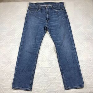 Levi's 505 Men Jeans 36x30 Denim Straight Regular Fit Pockets Medium Wash Casual